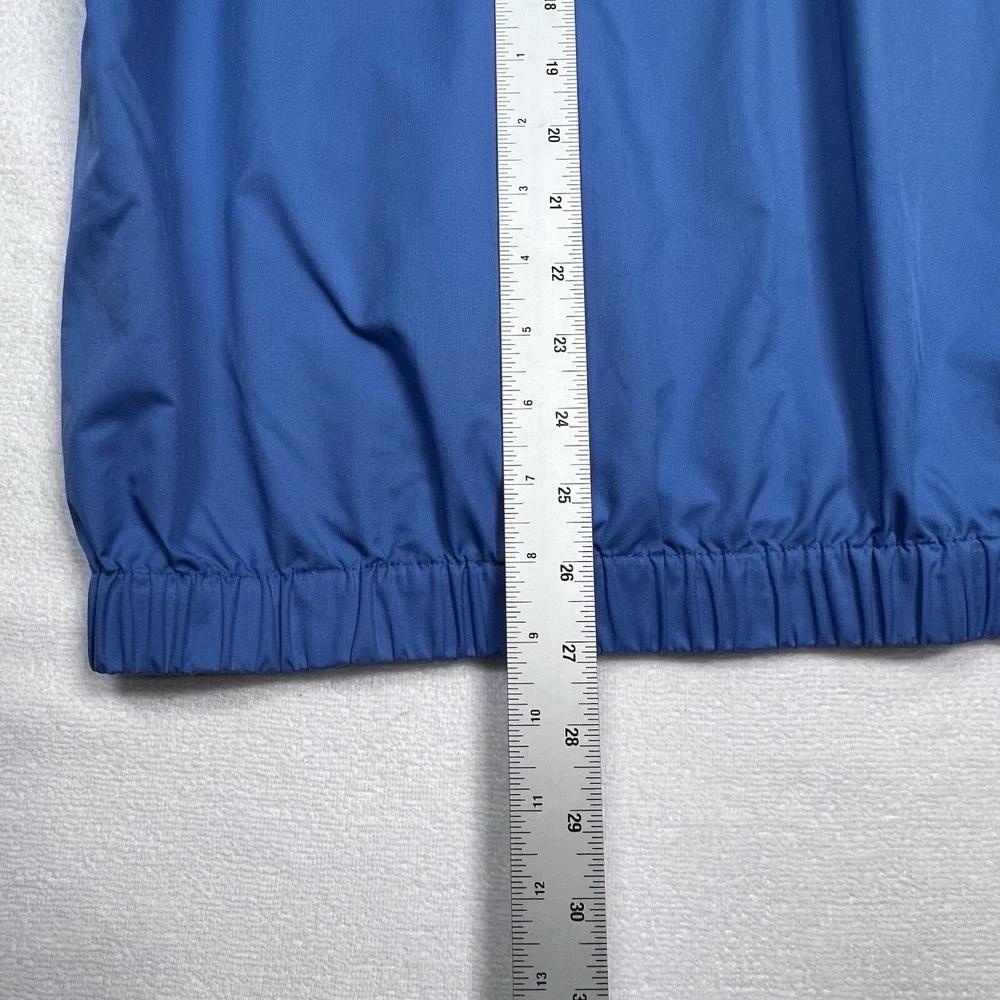 Nike Golf 1/4 Zip Wind Shirt Short Sleeve Mens‎ Medium Blue Zippered Pockets